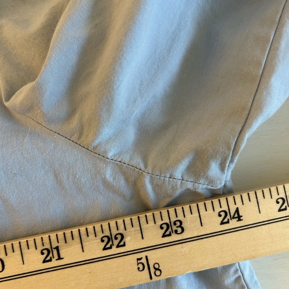 Free People Hooked On You button up blouse, blue glacier, women’s size XL. - Picture 5 of 8